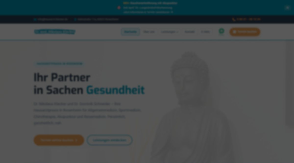 Blick auf hausarzt-klecker.de